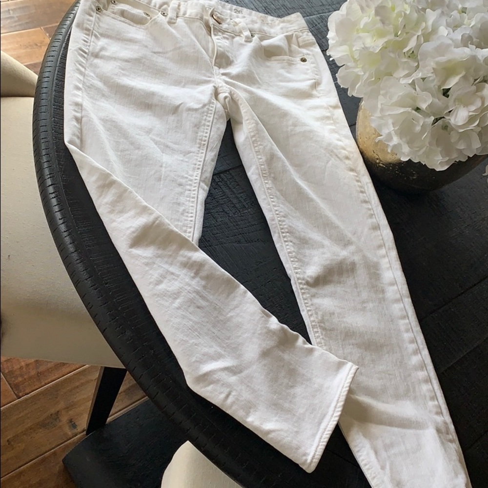 J Crew white jeans